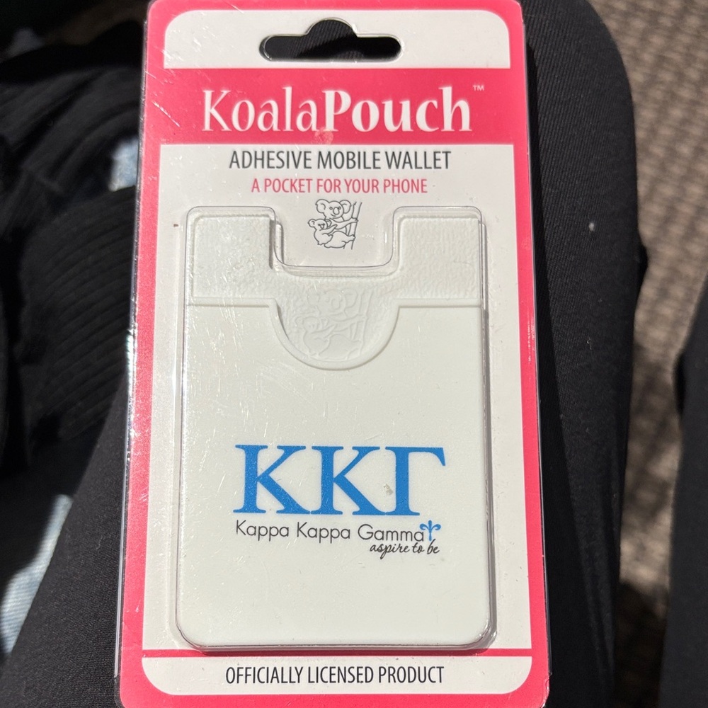 Kappa Kappa Gamma Koala Pouch adhesive Mobil wallet